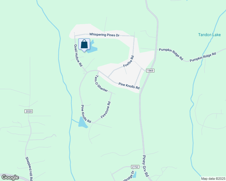 map of restaurants, bars, coffee shops, grocery stores, and more near 3897 Tam-O-Shanter in Kernersville