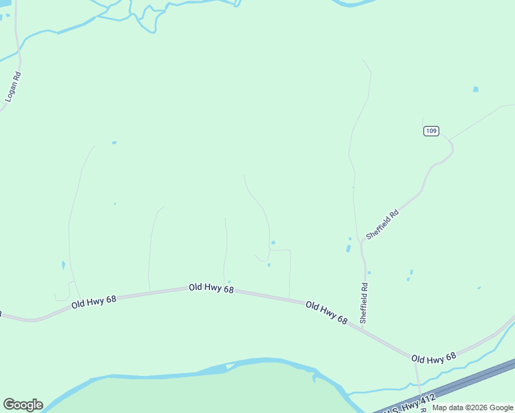 map of restaurants, bars, coffee shops, grocery stores, and more near 15526 Old Highway 68 in Siloam Springs