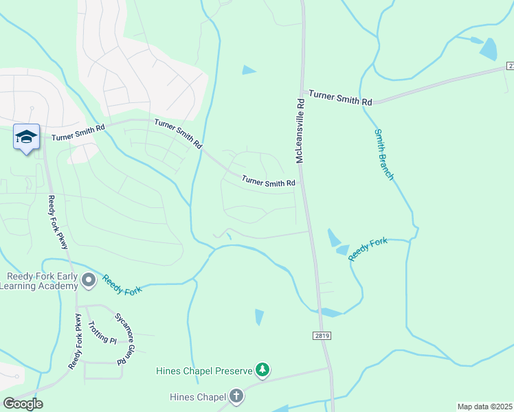 map of restaurants, bars, coffee shops, grocery stores, and more near 111 Saddlehorse Lane in McLeansville