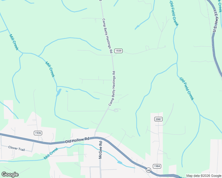 map of restaurants, bars, coffee shops, grocery stores, and more near 4280 Camp Betty Hastings Road in Walkertown