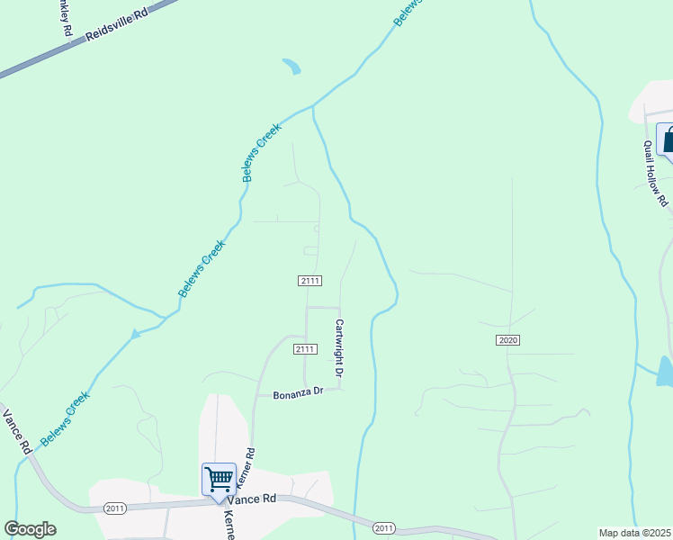 map of restaurants, bars, coffee shops, grocery stores, and more near 1982 Cartwright Drive in Kernersville