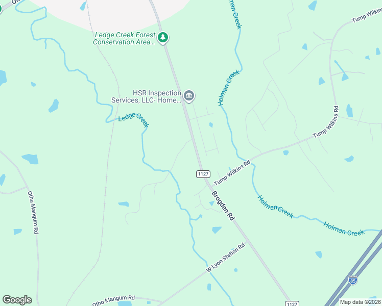 map of restaurants, bars, coffee shops, grocery stores, and more near 3141 Brogden Road in Stem