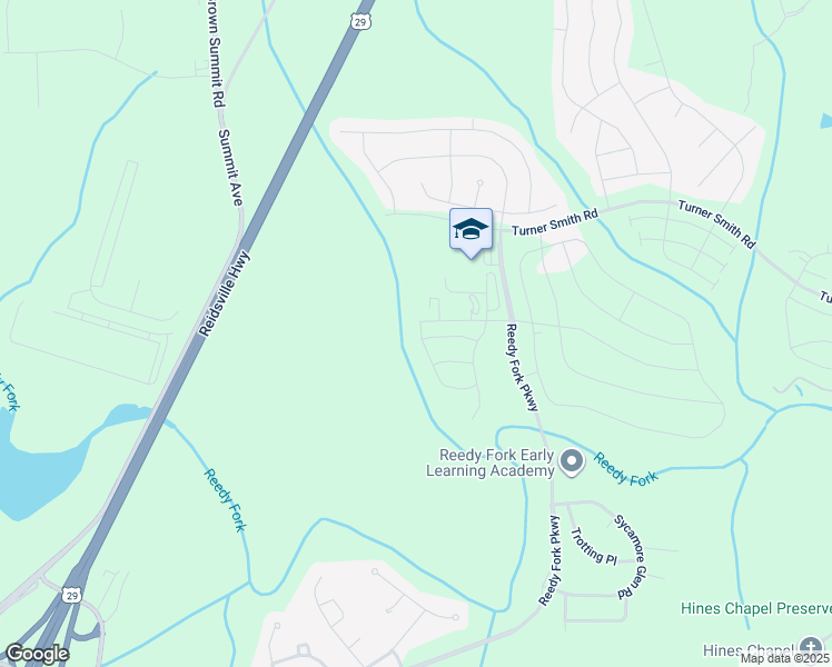 map of restaurants, bars, coffee shops, grocery stores, and more near 4903 Steer Lane in Greensboro