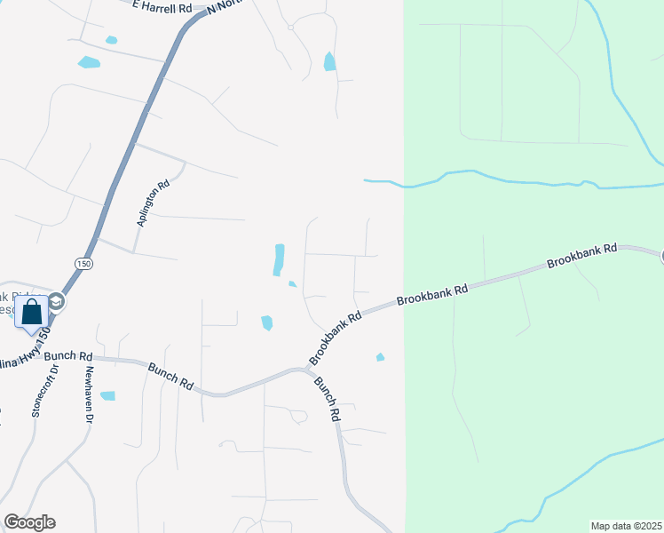 map of restaurants, bars, coffee shops, grocery stores, and more near 7797 Polar Drive in Oak Ridge