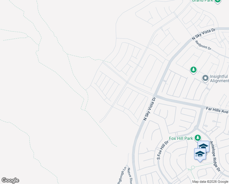map of restaurants, bars, coffee shops, grocery stores, and more near 124 Silver Run Lane in Las Vegas