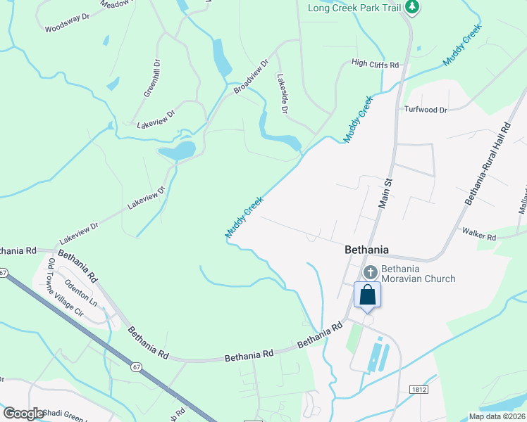 map of restaurants, bars, coffee shops, grocery stores, and more near 2535 Loeschs Lane in Winston-Salem