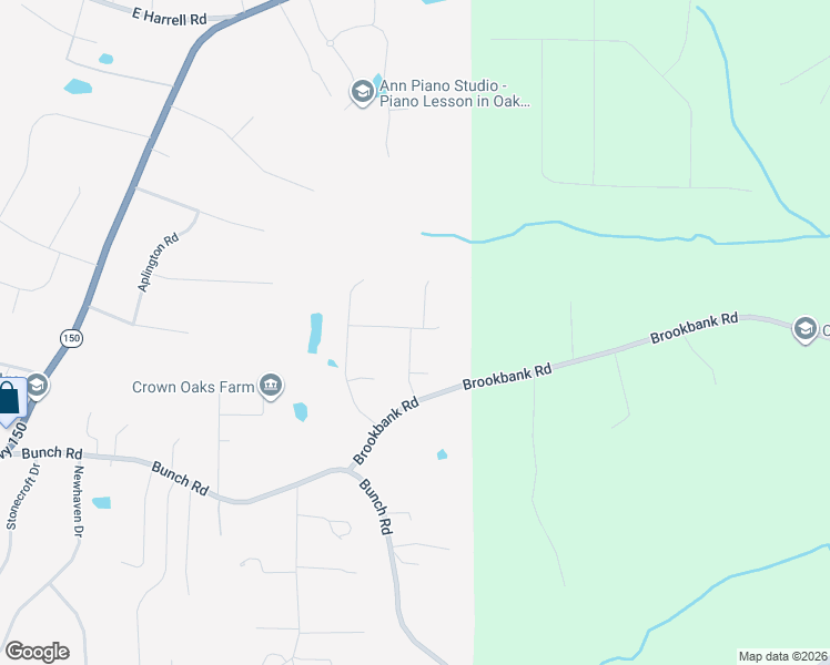 map of restaurants, bars, coffee shops, grocery stores, and more near 6719 Brookbank Road in Oak Ridge