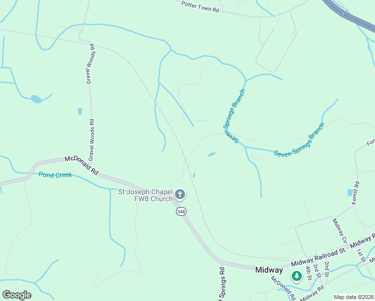 map of restaurants, bars, coffee shops, grocery stores, and more near 195 West 7 Springs Lane in Mosheim