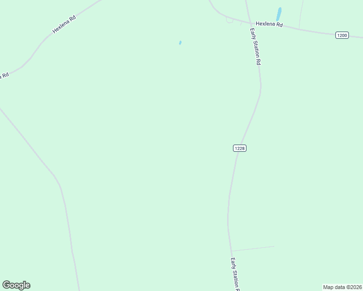 map of restaurants, bars, coffee shops, grocery stores, and more near 1311 Early Station Road in Aulander