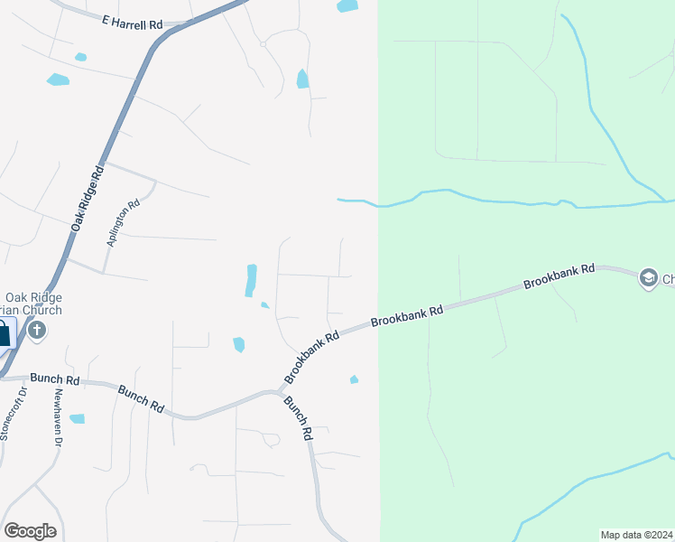 map of restaurants, bars, coffee shops, grocery stores, and more near 6719 Brookbank Road in Oak Ridge