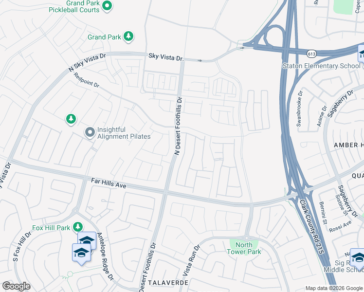 map of restaurants, bars, coffee shops, grocery stores, and more near 379 Malpaso Street in Las Vegas