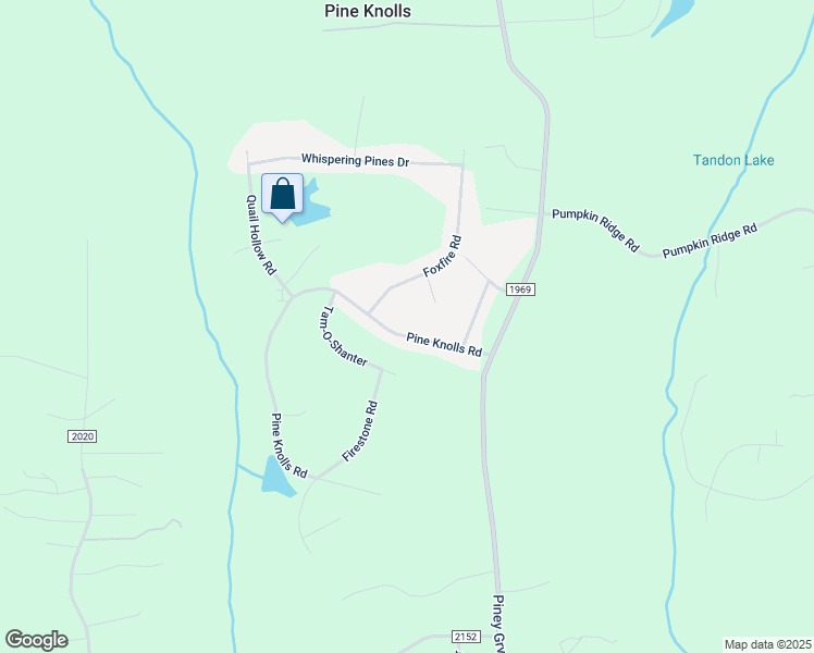 map of restaurants, bars, coffee shops, grocery stores, and more near 1041 Pine Knolls Road in Kernersville