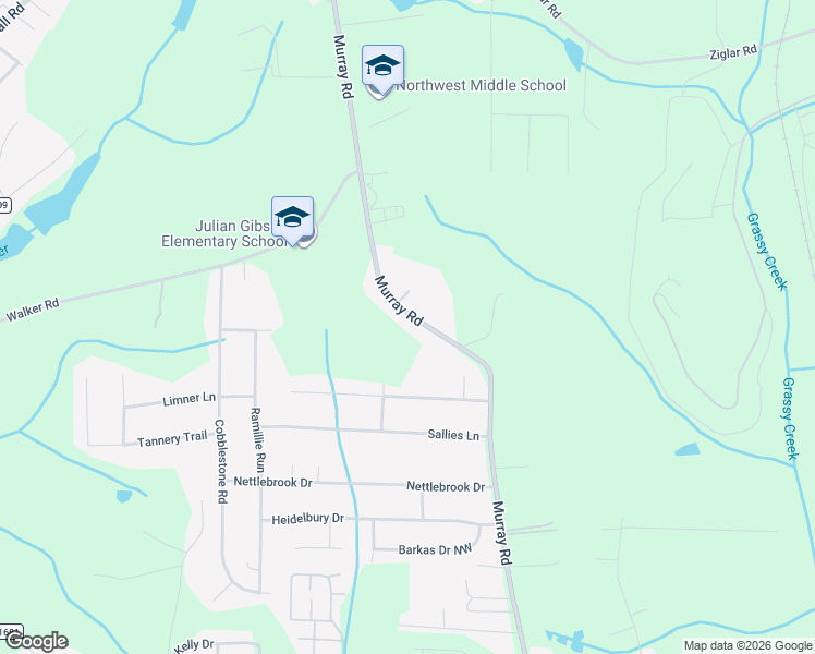 map of restaurants, bars, coffee shops, grocery stores, and more near 5260 Murray Road in Winston-Salem