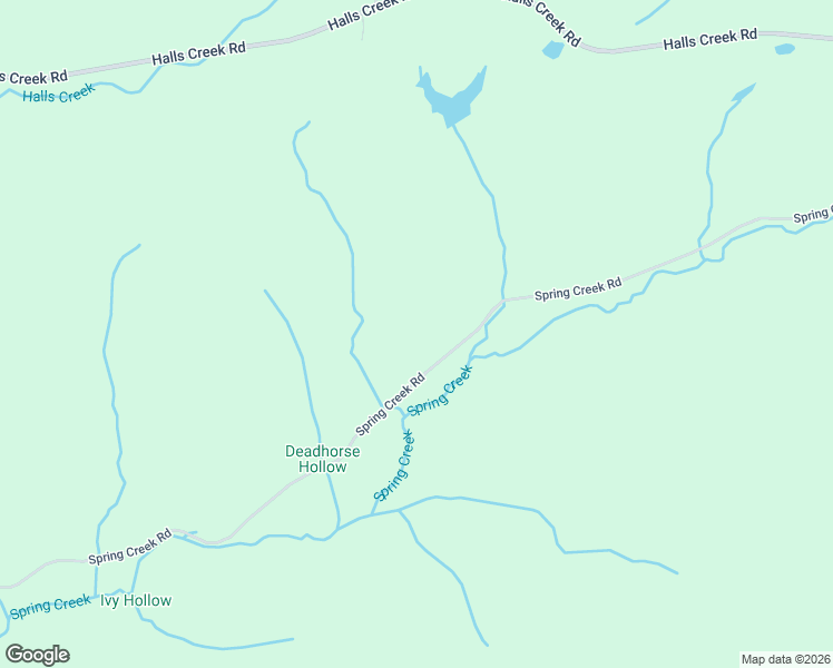 map of restaurants, bars, coffee shops, grocery stores, and more near 3103 Spring Creek Road in Waverly