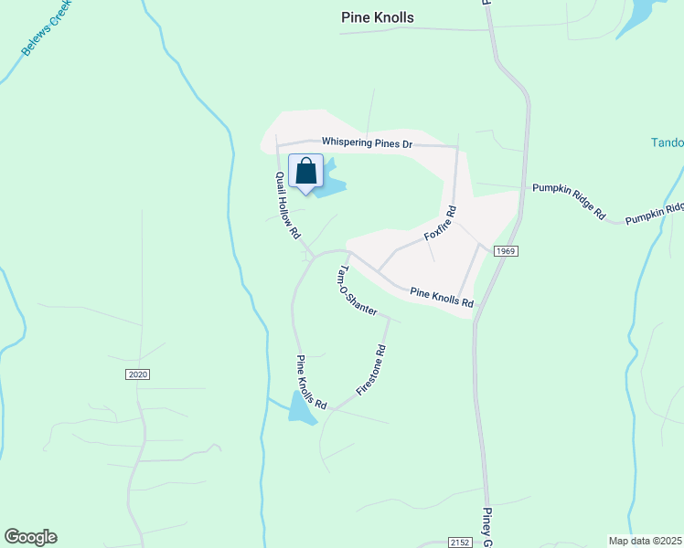 map of restaurants, bars, coffee shops, grocery stores, and more near 4040 Tam-O-Shanter in Kernersville