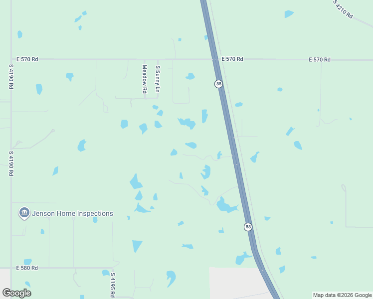 map of restaurants, bars, coffee shops, grocery stores, and more near 29400 Oklahoma 88 in Inola