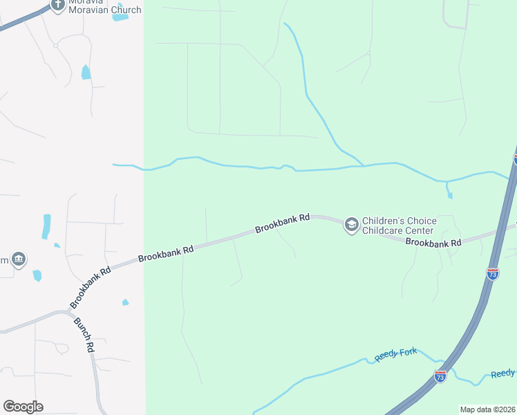map of restaurants, bars, coffee shops, grocery stores, and more near 6767 Brookbank Road in Summerfield