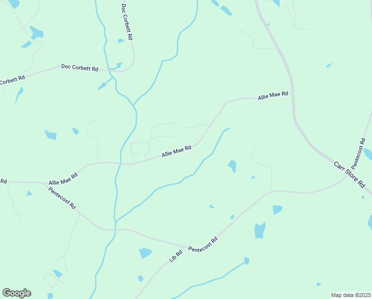 map of restaurants, bars, coffee shops, grocery stores, and more near 5922 Allie Mae Road in Cedar Grove