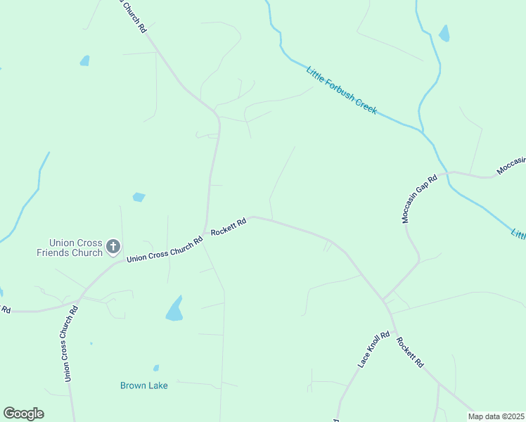 map of restaurants, bars, coffee shops, grocery stores, and more near 2445 Rockett Road in East Bend
