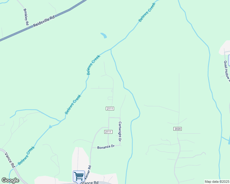 map of restaurants, bars, coffee shops, grocery stores, and more near 1977 Pondarosa Drive in Kernersville