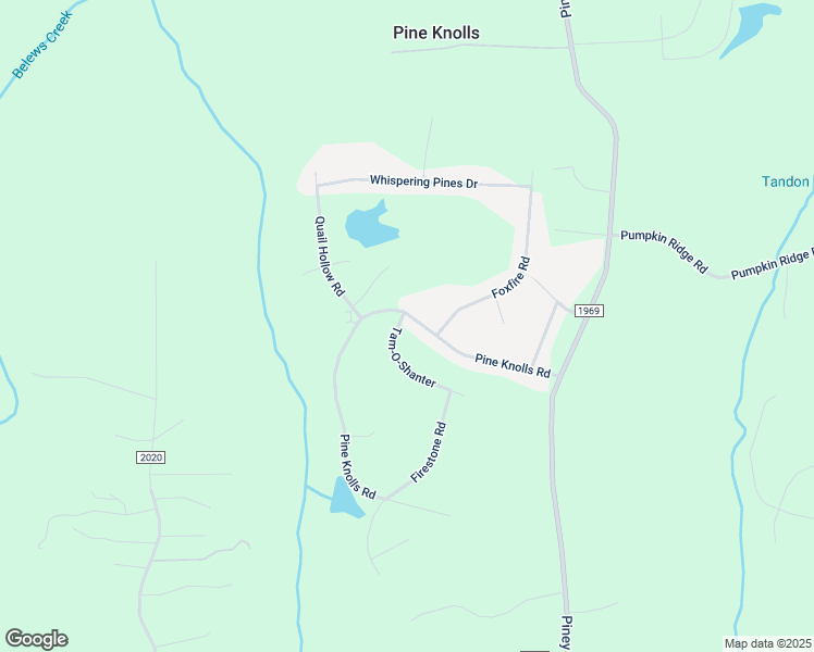 map of restaurants, bars, coffee shops, grocery stores, and more near 1095 Pine Knolls Road in Kernersville