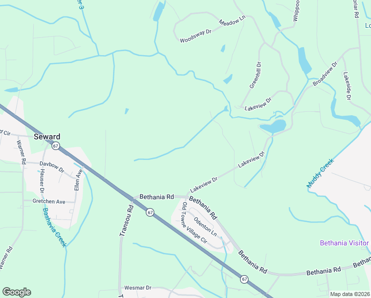 map of restaurants, bars, coffee shops, grocery stores, and more near 3401 Lakeview Drive in Pfafftown