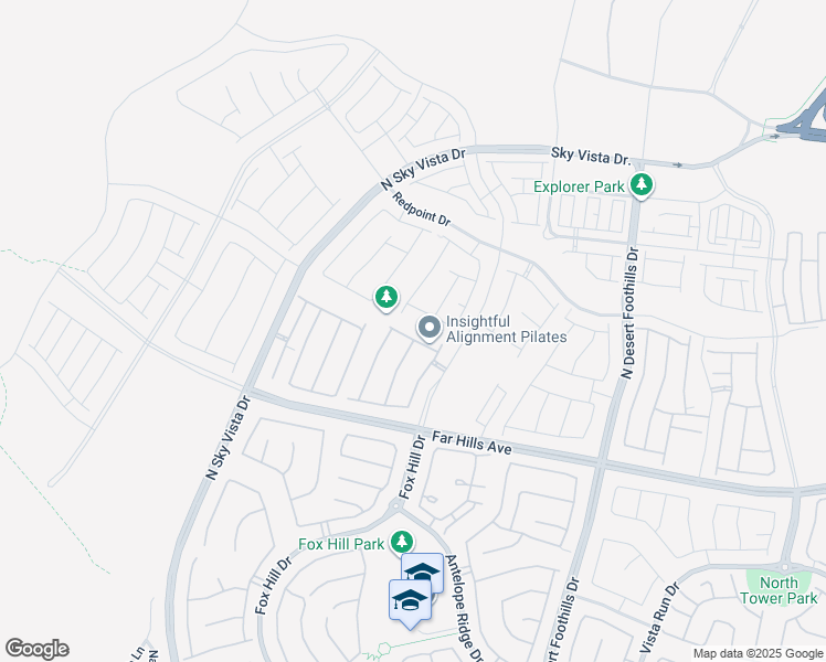 map of restaurants, bars, coffee shops, grocery stores, and more near in Las Vegas