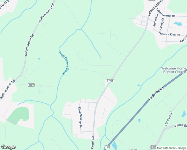 map of restaurants, bars, coffee shops, grocery stores, and more near 140 Knight Acres Lane in Walkertown
