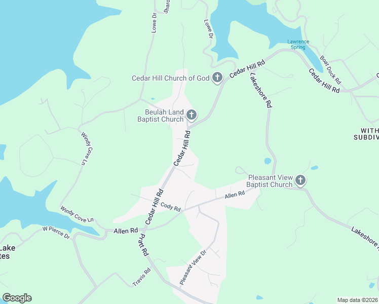 map of restaurants, bars, coffee shops, grocery stores, and more near 7183 Cedar Hill Rd in Hamblen