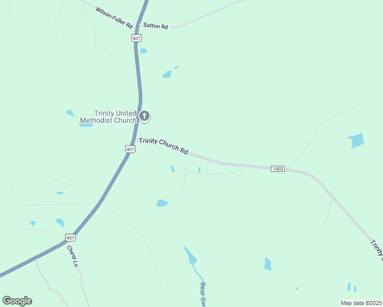 map of restaurants, bars, coffee shops, grocery stores, and more near 174 Trinity Church Road in Louisburg