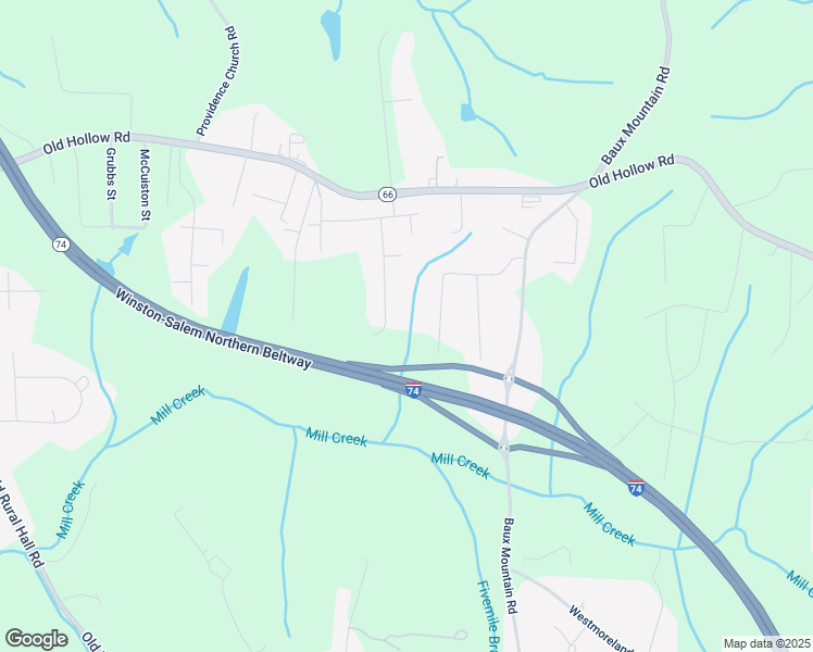 map of restaurants, bars, coffee shops, grocery stores, and more near 5009 Natalie Temple Lane in Winston-Salem