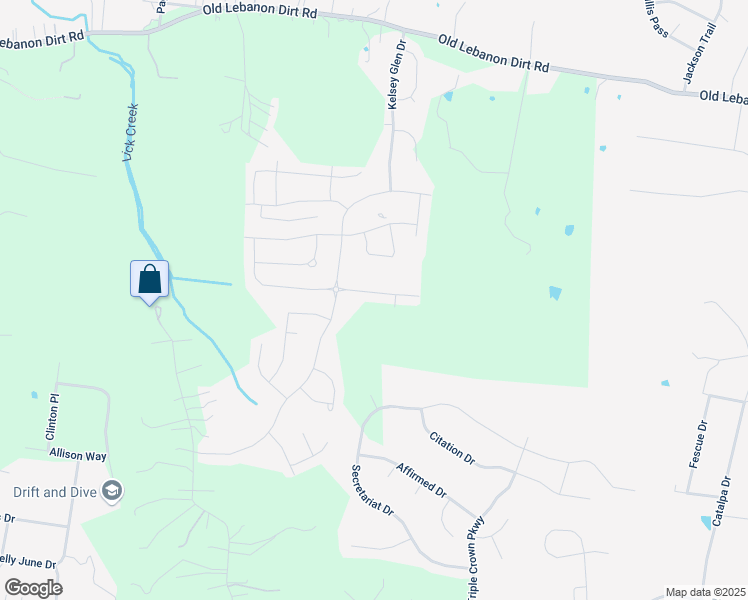 map of restaurants, bars, coffee shops, grocery stores, and more near 5064 Winslow Drive in Mt. Juliet