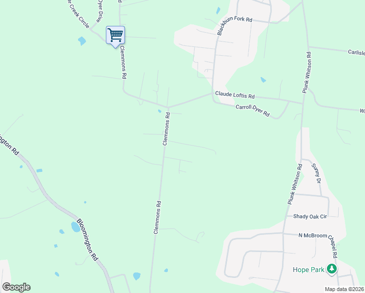 map of restaurants, bars, coffee shops, grocery stores, and more near 4536 Greenfield Drive in Cookeville