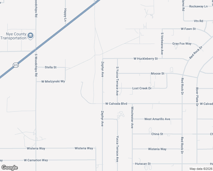 map of restaurants, bars, coffee shops, grocery stores, and more near 2271 Zephyr Avenue in Pahrump