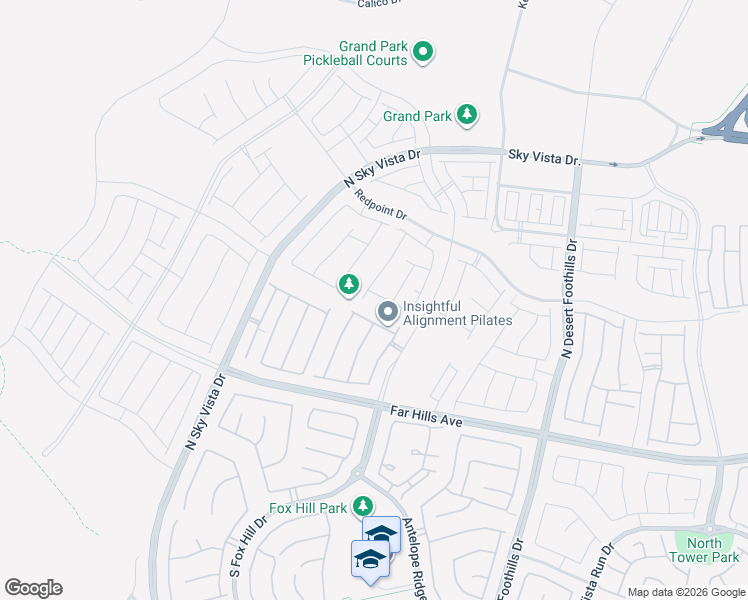 map of restaurants, bars, coffee shops, grocery stores, and more near 12039 Rockview Point St in Las Vegas