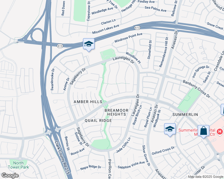 map of restaurants, bars, coffee shops, grocery stores, and more near 1212 Muscato Court in Las Vegas