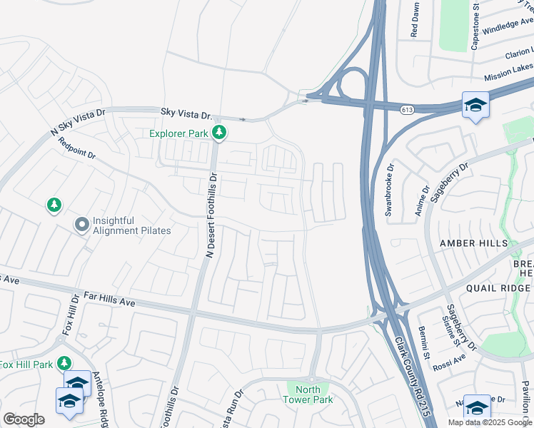 map of restaurants, bars, coffee shops, grocery stores, and more near 11593 Cedar Shore Avenue in Las Vegas