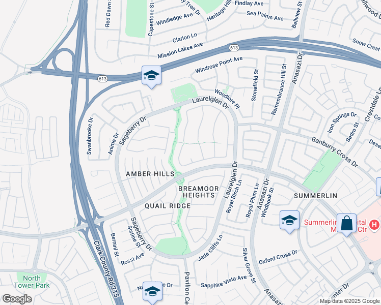 map of restaurants, bars, coffee shops, grocery stores, and more near 1212 Muscato Court in Las Vegas