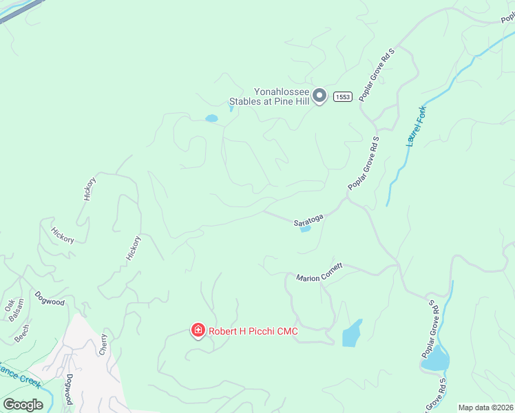 map of restaurants, bars, coffee shops, grocery stores, and more near 671 Saratoga Dr in Boone