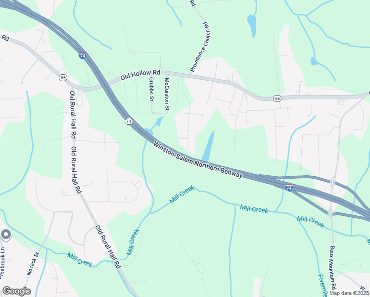 map of restaurants, bars, coffee shops, grocery stores, and more near 1120 Oakmont Ridge Drive in Winston-Salem