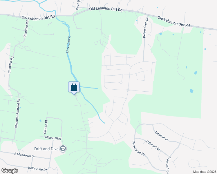 map of restaurants, bars, coffee shops, grocery stores, and more near 5022 Winslow Drive in Mt. Juliet
