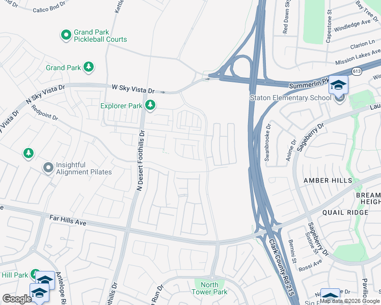 map of restaurants, bars, coffee shops, grocery stores, and more near Sonoma Range Street in Las Vegas