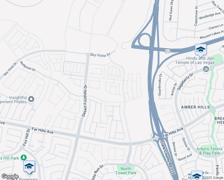 map of restaurants, bars, coffee shops, grocery stores, and more near 498 Granite Arch Street in Las Vegas