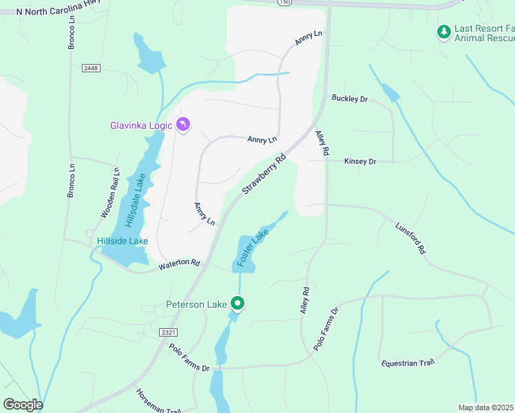 map of restaurants, bars, coffee shops, grocery stores, and more near 7230 Strawberry Road in Summerfield
