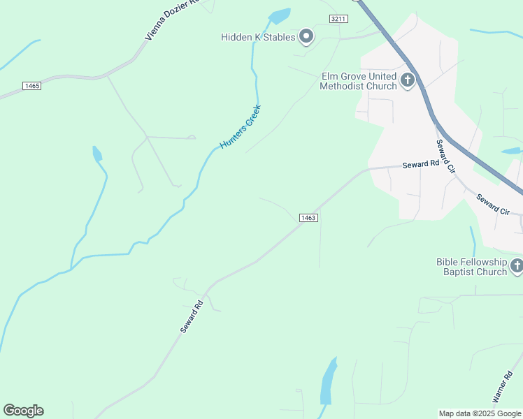 map of restaurants, bars, coffee shops, grocery stores, and more near 4925 Aladdin Road in Pfafftown