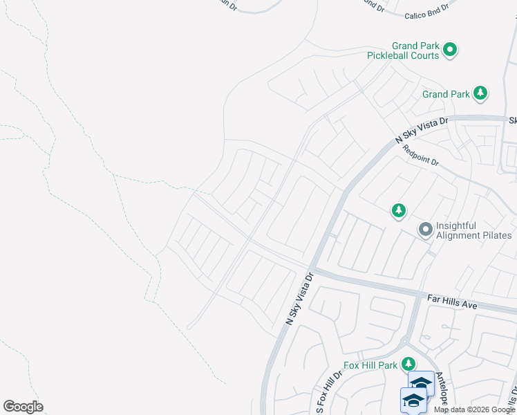 map of restaurants, bars, coffee shops, grocery stores, and more near 392 Rockspray Lane in Las Vegas