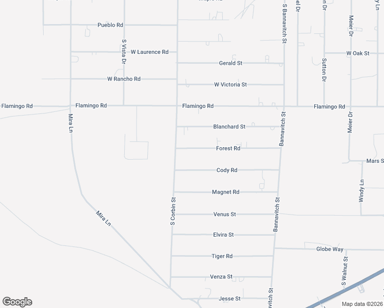 map of restaurants, bars, coffee shops, grocery stores, and more near 4480 Forest Road in Pahrump