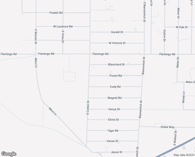 map of restaurants, bars, coffee shops, grocery stores, and more near 4481 Forest Road in Pahrump