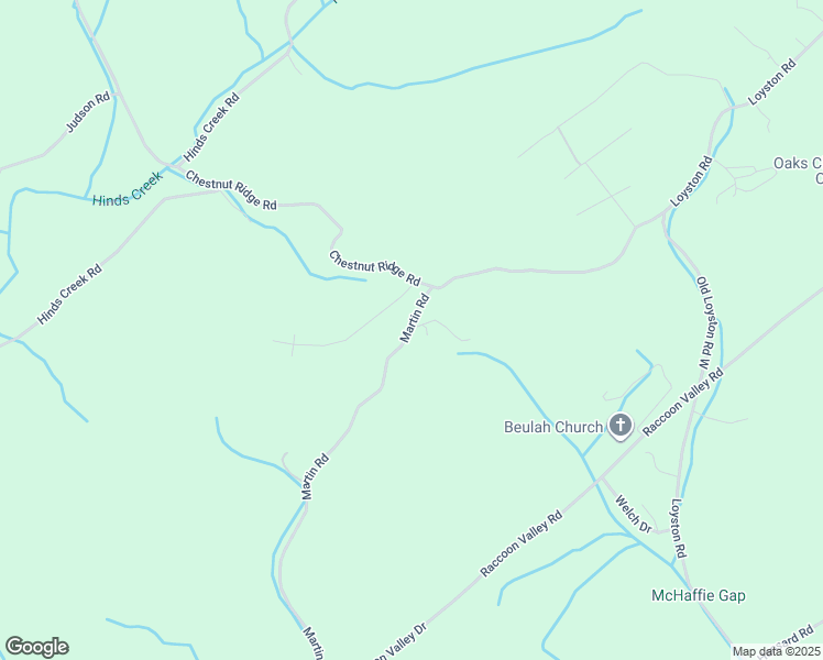 map of restaurants, bars, coffee shops, grocery stores, and more near 121 Martin Road in Maynardville