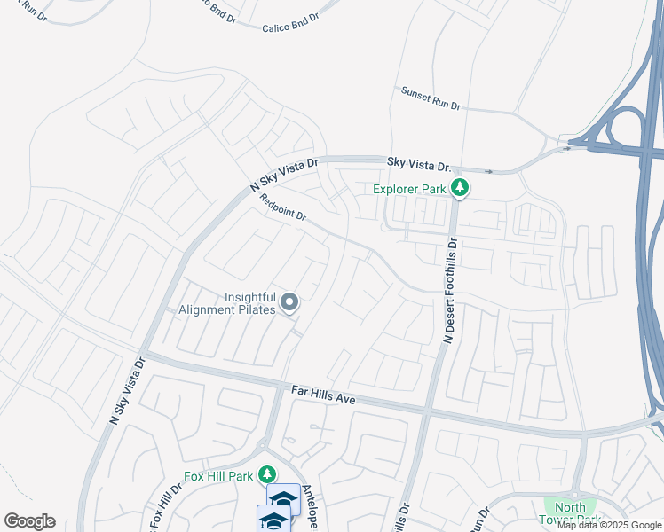 map of restaurants, bars, coffee shops, grocery stores, and more near Unnamed Road in Las Vegas